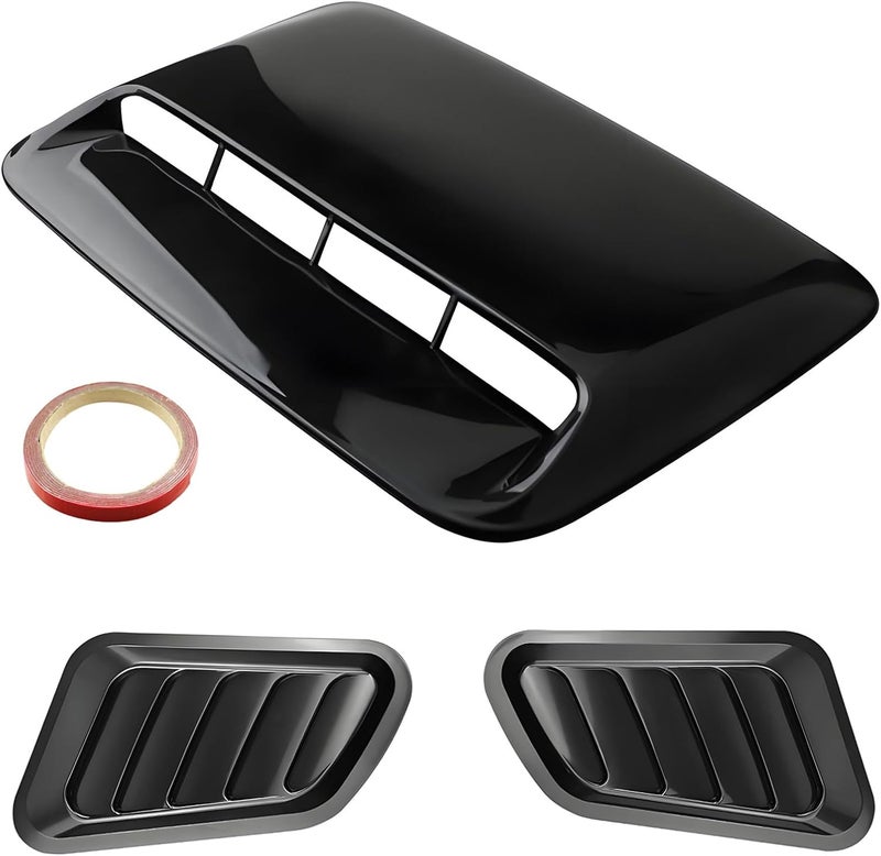 UTMEKUKI 3PCS Car Hood Air Vents Universal Hood Vents for Car Hood Scoop Bonnet Vent Hood Air Intake Trim Cover - Image 1